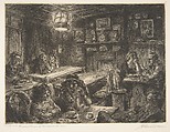 Romany Marye in Christopher Street, 1922, John Sloan (American, Lock Haven, Pennsylvania 1871–1951 Hanover, New Hampshire), Etching