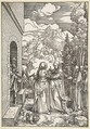 The Visitation, from "The Life of the Virgin", Albrecht Dürer  German, Woodcut