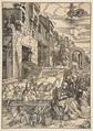 The Sojourn of the Holy Family in Egypt, from "The Life of the Virgin", Albrecht Dürer  German, Woodcut
