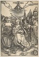 The Holy Family with Five Angels, Albrecht Dürer  German, Woodcut