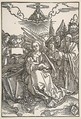 The Holy Family with Five Angels, Albrecht Dürer German, Woodcut