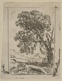 The Two Landscapes (Left Tree), Claude Lorrain (Claude Gellée)  French, Etching