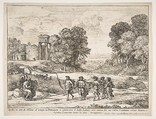 Time, Apollo and the Seasons, Claude Lorrain (Claude Gellée)  French, Etching; sixth state of seven (Mannocci)