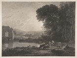 Landscape with Roman Ruins, William Miller  British, Scottish, Etching
