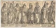 The Patron Saints of Austria, Albrecht Dürer  German, Woodcut