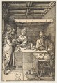 Salome Receiving the Head of Saint John the Baptist, Albrecht Dürer  German, Woodcut