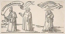 The Tapestry at Michelfeld, Albrecht Dürer  German, Woodcut