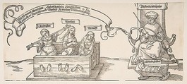 The Tapestry at Michelfeld, Albrecht Dürer  German, Woodcut