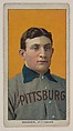 Honus Wagner, Pittsburgh, National League, from the White Border series (T206) for the American Tobacco Company, American Tobacco Company, Commercial lithograph