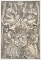 The Arms of the German Empire and the City of Nuremberg, Albrecht Dürer  German, Woodcut