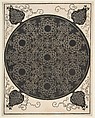 “The Sixth Knot”. Interlaced Roundel with Seven Wreaths, Albrecht Dürer German, Woodcut