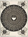 “The Second Knot”. Interlaced Roundel with an Amazon Shield in its Center, Albrecht Dürer German, Woodcut