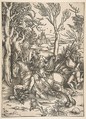 The Knight and Man-at-Arms, Albrecht Dürer  German, Woodcut