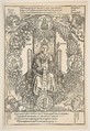 Philosophy, Albrecht Dürer  German, Woodcut
