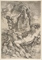 The Genius of Castiglione, Giovanni Benedetto Castiglione (Il Grechetto) (Italian, Genoa 1609–1664 Mantua), Etching