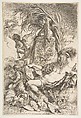 The Genius of Castiglione, Giovanni Benedetto Castiglione (Il Grechetto) Italian, Etching