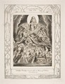 Satan Before the Throne of God, William Blake  British, Engraving