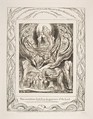 Satan Going Forth fron the Presence of the Lord, William Blake  British, Engraving