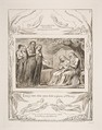 Job accepting Charity, William Blake  British, Engraving