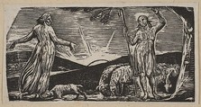 Thenot Remonstrates With Colinet, from Thornton's "Pastorals of Virgil", William Blake  British, Wood engraving; second state