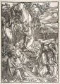 Christ on the Mount of Olives, from The Large Passion, Albrecht Dürer  German, Woodcut