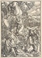 Christ on the Mount of Olives, from "The Large Passion", Albrecht Dürer  German, Woodcut