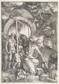 Christ in Limbo, from "The Large Passion", edition 1511, Albrecht Dürer German, Woodcut