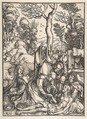 The Lamentation, Albrecht Dürer (German, Nuremberg 1471–1528 Nuremberg), Woodcut