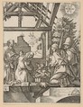 The Nativity (copy), Marcantonio Raimondi  Italian, Engraving
