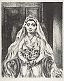 The Bride, Ben Hoffman Abramowitz  American, Lithograph