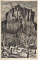Palisades, Ben Hoffman Abramowitz  American, Lithograph