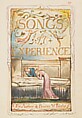 Songs of Experience: Title-page, William Blake (British, London 1757–1827 London), Relief etching printed in orange-brown ink and hand-colored with watercolor and shell gold