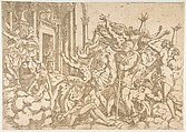 Ignorance Defeated, Antonio Fantuzzi (Italian, active France, 1537–45), Etching
