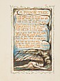 Songs of Experience: A Poison Tree, William Blake (British, London 1757–1827 London), Relief etching printed in orange-brown ink and hand-colored with watercolor and shell gold