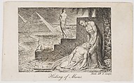 Hiding of  Moses, from "Remember Me!, or a Pocket Companion", William Blake  British, Engraving