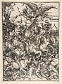 Four Horsemen of the Apocalypse, from "The Apocalypse", Albrecht Dürer  German, Woodcut