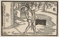 Phormio, from "The Comedie of Terence", 19th century reprint, Albrecht Dürer German, Woodcut