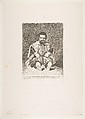 Portrait of the court dwarf known as el Primo, after Velázquez, Goya (Francisco de Goya y Lucientes) (Spanish, Fuendetodos 1746–1828 Bordeaux), Etching