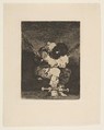 'The custody is as barbarous as the crime' (Tan bárbara la seguridad como el delito), Goya (Francisco de Goya y Lucientes) (Spanish, Fuendetodos 1746–1828 Bordeaux), Etching, burin