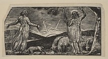 Thenot Remonstrates With Colinet, from Thornton's "Pastorals of Virgil", William Blake  British, Wood engraving; second state