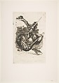 Old woman on a swing (Vieja columpiándose), Goya (Francisco de Goya y Lucientes)  Spanish, Etching