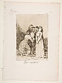 Plate 14 from "Los Caprichos": What a sacrifice! (Que sacrificio!), Goya (Francisco de Goya y Lucientes)  Spanish, Etching, burnished aquatint, drypoint