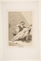 Tantalus (Tantalo), plate 9 from "Los Caprichos", Goya (Francisco de Goya y Lucientes)  Spanish, Etching, burnished aquatint