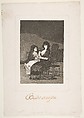 Plate 15: Pretty Advice (Bellos Consejos), from "Los Caprichos", Goya (Francisco de Goya y Lucientes)  Spanish, Etching, aquatint, burin, touches of pen and ink