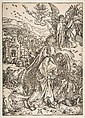 The Angel with the Key to the Bottomless Pit, Albrecht Dürer German, Woodcut