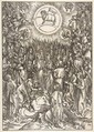 The Adoration of the Lamb, from "The Apocalypse", Albrecht Dürer  German, Woodcut