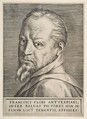 Bust portrait of Frans Floris, Giulio Bonasone Italian, Engraving