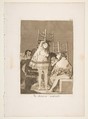Plate 26 from "Los Caprichos": They've already got a seat (Ya tienen asiento), Goya (Francisco de Goya y Lucientes) Spanish, Etching, burnished aquatint