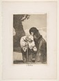 Plate 28 from "Los Caprichos": Hush (Chiton), Goya (Francisco de Goya y Lucientes)  Spanish, Etching, aquatint, burin