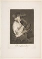 Plate 29 from "Los Caprichos": That certainly is being able to read (Esto si que es leer), Goya (Francisco de Goya y Lucientes) Spanish, Etching, burnished aquatint, drypoint